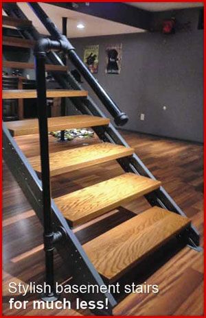 Stylish Basement Stairs