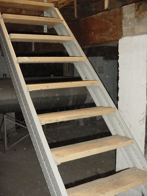 Basement Stair Stringers By Fast Stairs Com, Cost To Replace Basement Steps