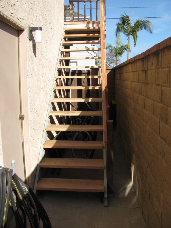 Exterior Stair Stringers by Fast-Stairs.com